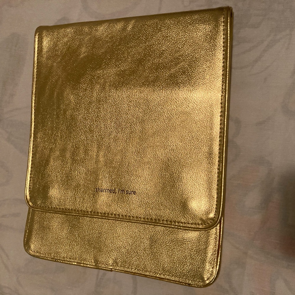 Gold Metallic Clutch